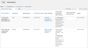 - Yoast SEO traitement en masse