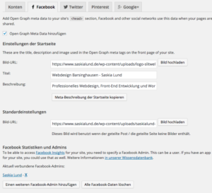 • Yoast SEO Facebook
