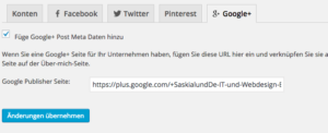 - Yoast SEO Google+