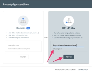 - search-console-property-url-praefix
