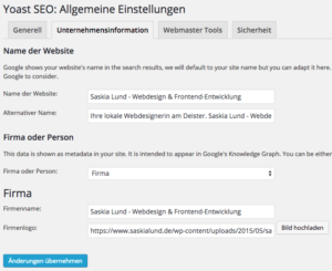 • unternehmensinformationen