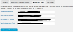 • webmastertools