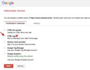 Console de recherche Google