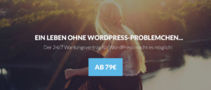 WordPress 24/7 Service & Support - Wartungsvertrag
