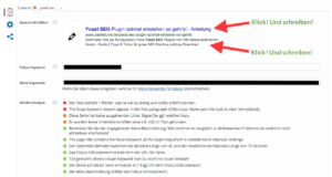 Yoast SEO Box - Caja de optimización