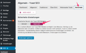 YOAST SEO - General - Security