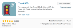 Installation de YOAST SEO