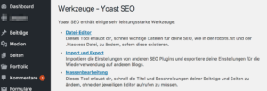 Herramientas Yoast SEO