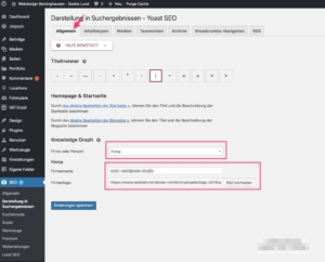 Inscrivez le nom de votre entreprise et pensez à intégrer d'une manière ou d'une autre votre lieu d'implantation, si celui-ci est important pour votre entreprise. C'est par exemple le cas pour les entreprises artisanales.